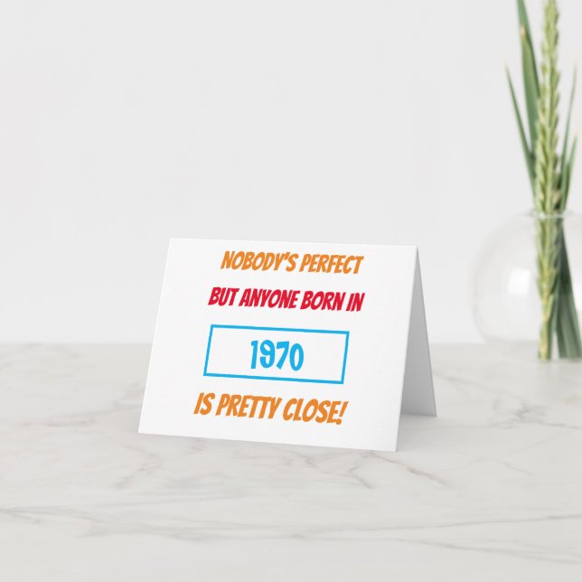 Année drôle Carte d'anniversaire de naissance pour (Devant)