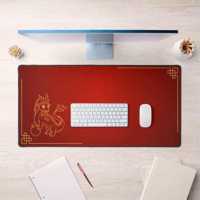Année du dragon 2024 Zodiac chinois (Bureau 1)