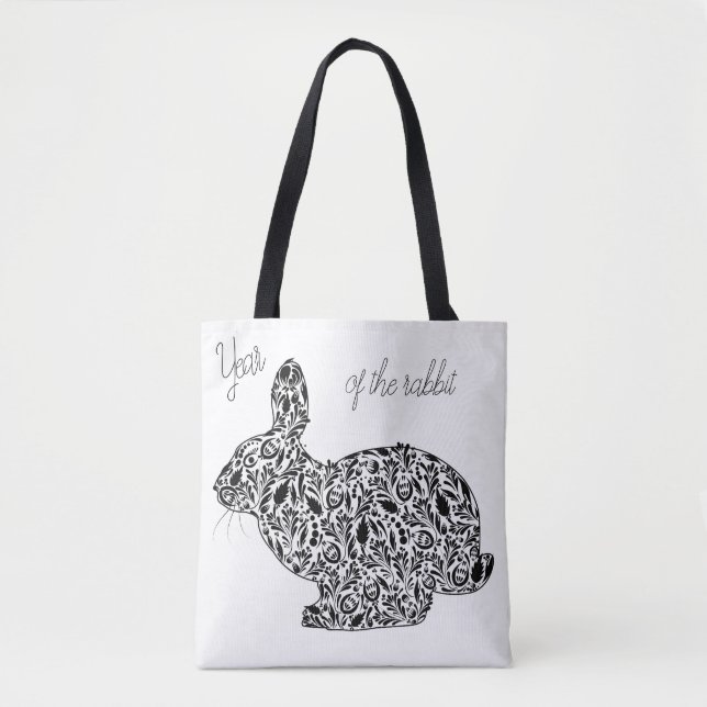 ANNÉE DU SAC FOURRE-TOUT RABBIT DEUX CÔTÉS (Devant)