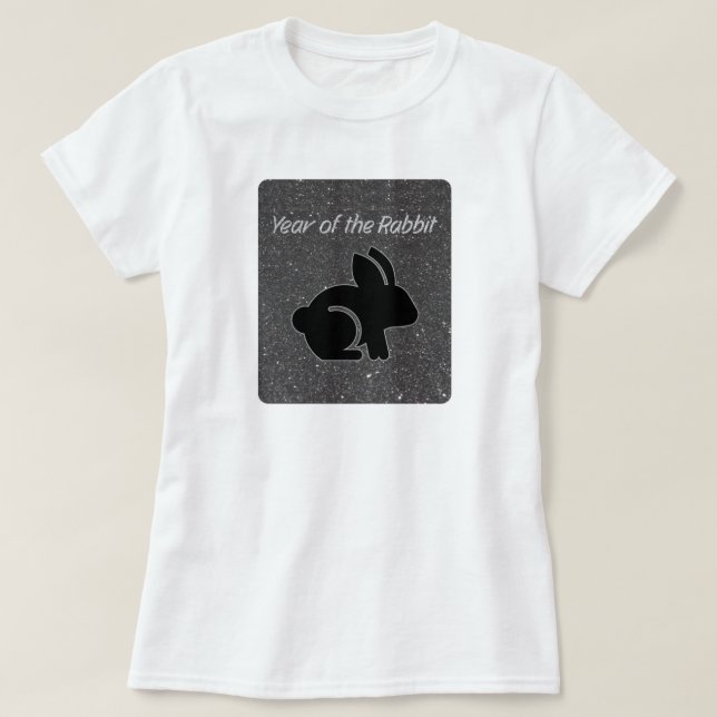 Année du T-shirt design de Parties scintillant noi (Design devant)