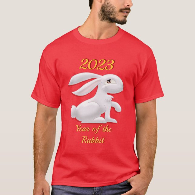 Année du T-shirt lapin (Devant)