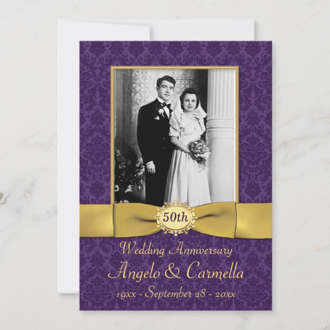Année Mariage Anniversaire Invitation (Devant)