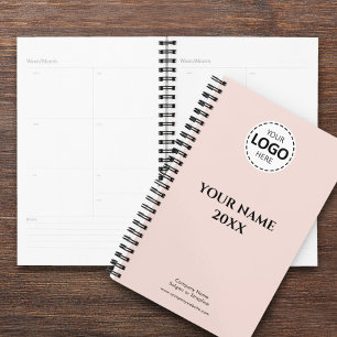 Année personnalisée, logo, nom et texte, journal r