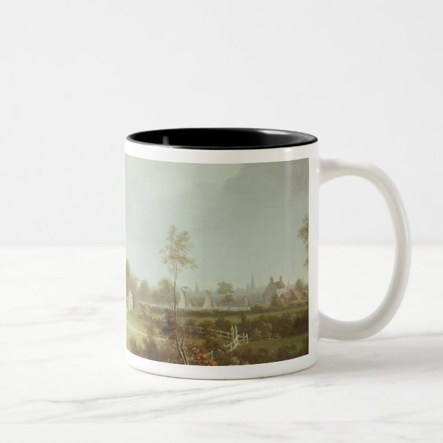 Annefield with Glasgow beyond, c.1800 Two-Tone Coffee Mug (Right)