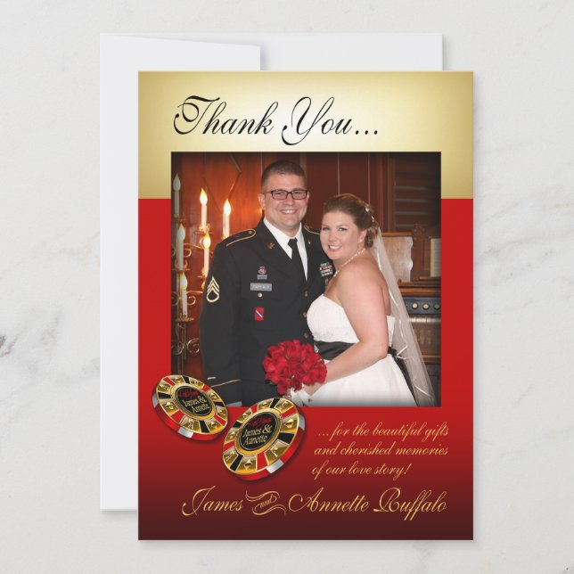 Annette ::CUSTOM:: Thank You Las Vegas Wedding (Front)