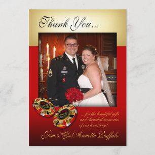 Annette ::CUSTOM:: Thank You Las Vegas Wedding Card