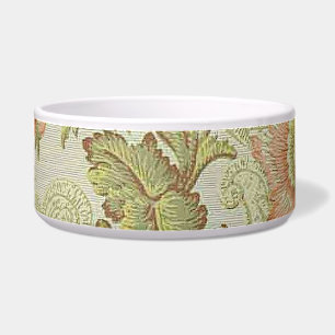 Annette Vintage Floral Pattern Pet Bowl