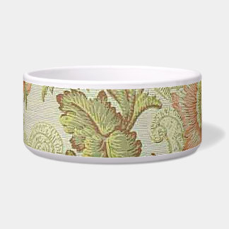 Annette Vintage Floral Pattern Pet Bowl