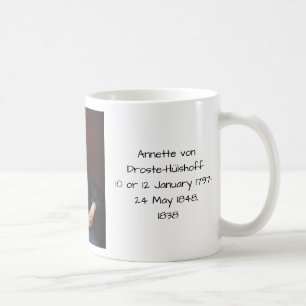 Annette von Droste-Hulshoff 1838 Coffee Mug