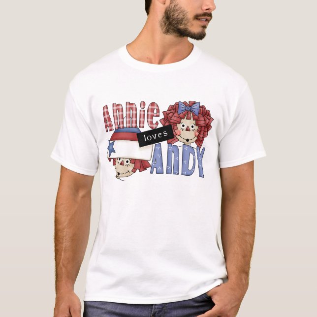 Annie aime des T-shirts et des cadeaux d'Andy (Devant)