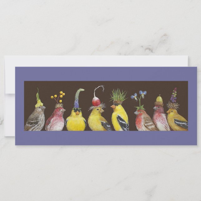 Annie and Pete Host the Finch Festival card/invite Invitation (Front)