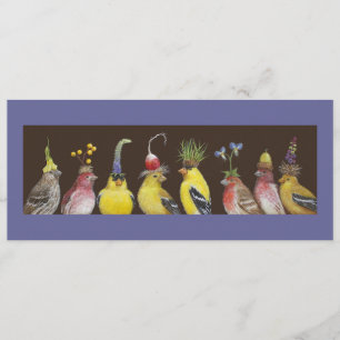 Annie and Pete Host the Finch Festival card/invite Invitation