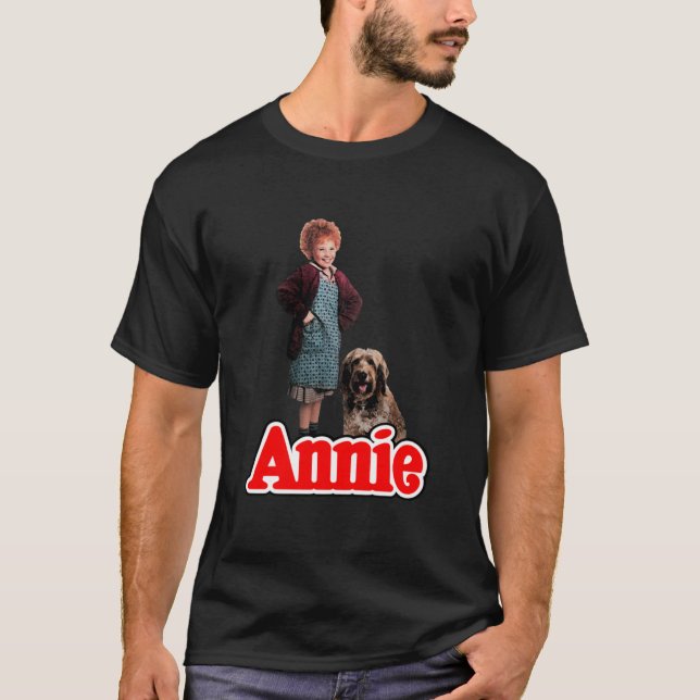ANNIE - Annie &amp; Sandy Fitted V-Neck  T-Shirt (Front)