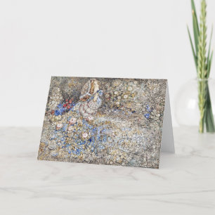 Annie French The Lady in the Rose Garden Note Card