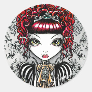 Annie Gothic Victorian Fae Sticker