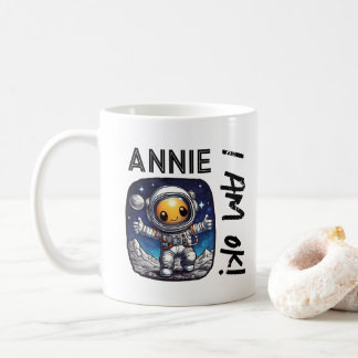 Annie I Am OK! | Song Lyrics Twist With Astronaut Coffee Mug