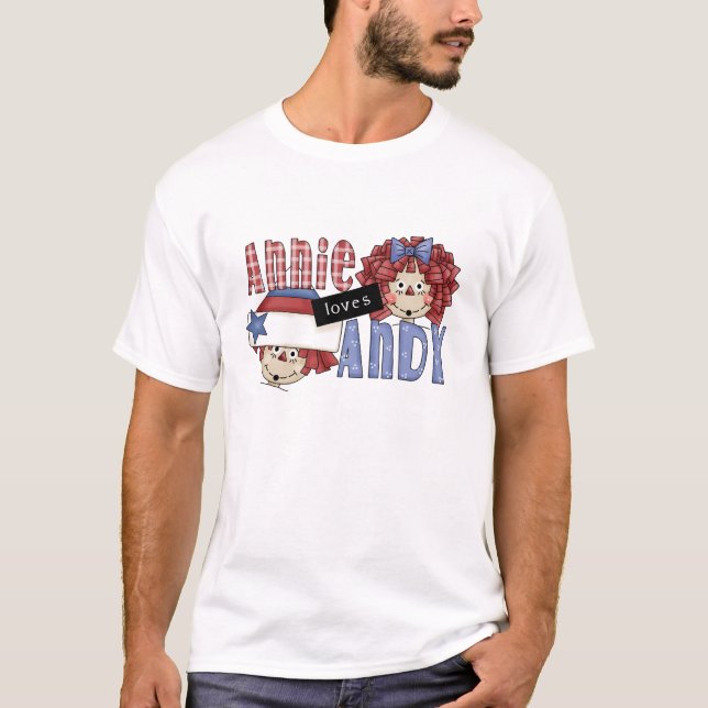 Annie Loves Andy Ragdoll T-Shirt (Front)