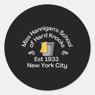 Annie Miss Hannigan'S School Classic Round Sticker