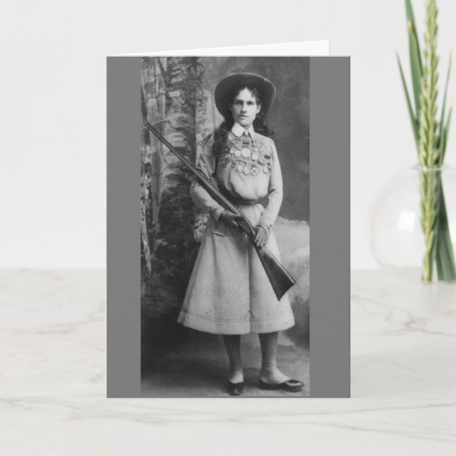 ANNIE OAKLEY HAPPY BIRTHDAY CARDS FOR HER (Front)