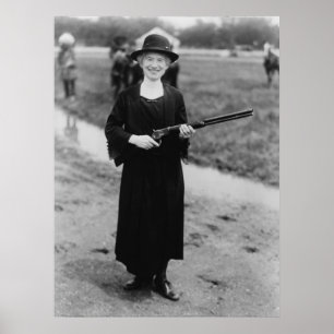 Annie Oakley Portrait Poster