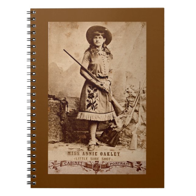 Annie Oakley Sepia Notebook (Front)
