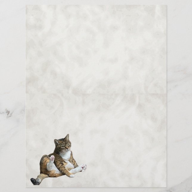 Annie The Cat's Stationery Paper (Front)