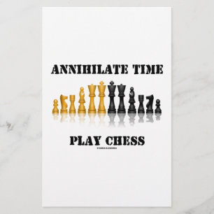 Annihilate Time Play Chess (Reflective Chess Set)