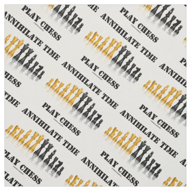 Annihilate Time Play Chess Reflective Chess Set Fabric (Swatch)
