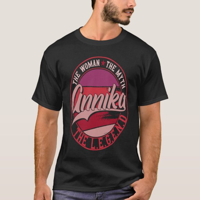 Annika the Lady of Myth the Legend T-Shirt (Front)