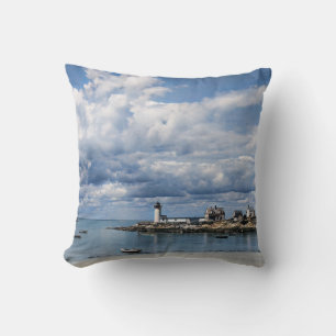 Annisquam Lighthouse, Gloucester MA c1904 Throw Pillow