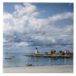 Annisquam Lighthouse, Gloucester MA c1904 Tile