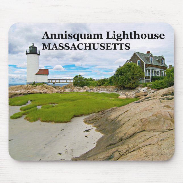 Annisquam Lighthouse, Massachusetts Mousepad (Front)