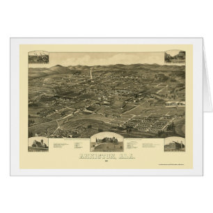 Anniston, AL Panoramic Map - 1887
