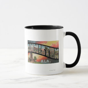 Anniston, Alabama - Large Letter Scenes Mug