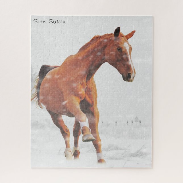 Anniversaire 16 ans. Jigsaw Puzzle (Vertical)