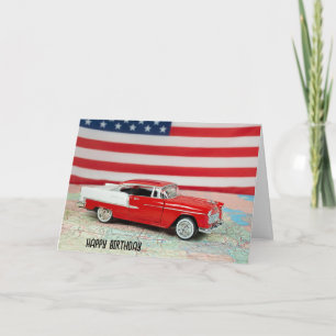 Anniversaire 1955 Chevy Ca Sur La Carte
