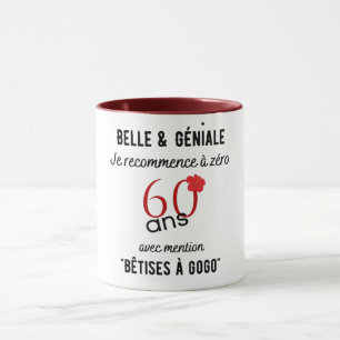 anniversaire 60 ans mug