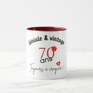 anniversaire 70 ans mug