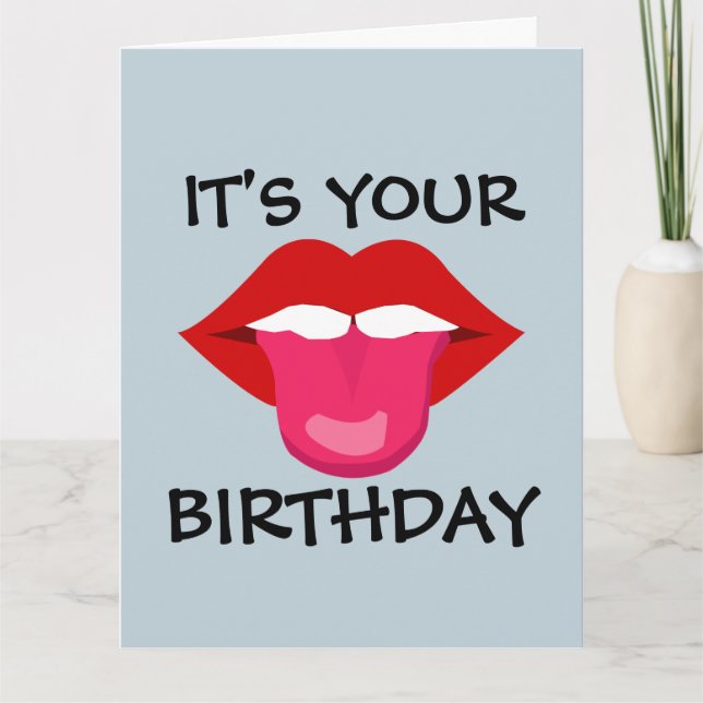 ANNIVERSAIRE ADULTE POUR LUI MARI LA CARTE DE SALU (Devant)