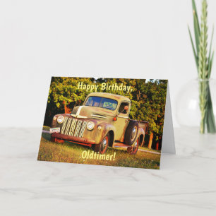 Anniversaire Anniversaire Carte de camion