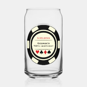 Anniversaire Black Cream Poker Chip Las Vegas Thém