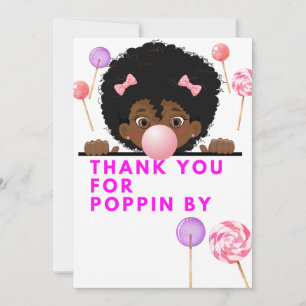Anniversaire Carte de remerciements de souffle
