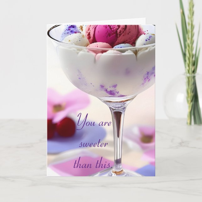 Anniversaire - Carte De Vacances Anniversaire Pour (Devant)