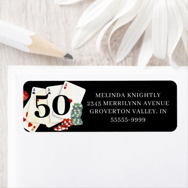 Anniversaire Casino Poker Party (En situation)