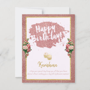 anniversaire Changement de nom personnel Carte d'o