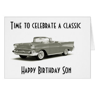 ANNIVERSAIRE CLASSIQUE À UN FILS CLASSIQUE**