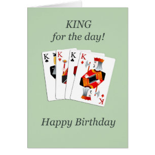 Anniversaire, Coeurs Full House Jouer Cartes