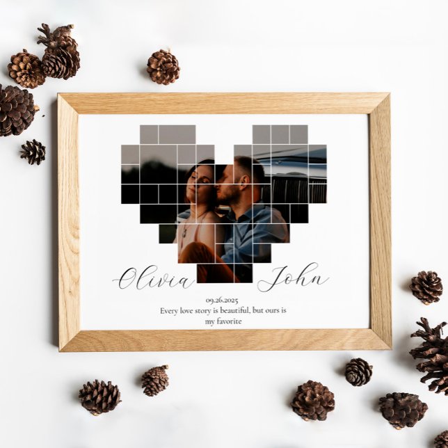 ANNIVERSAIRE COLLAGE CARDIAQUE POSTER ET IMPRIMER (Créateur téléchargé)