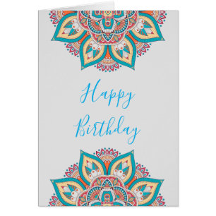 Anniversaire coloré du Mandala marocain