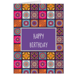 Anniversaire coloré du Mandala marocain